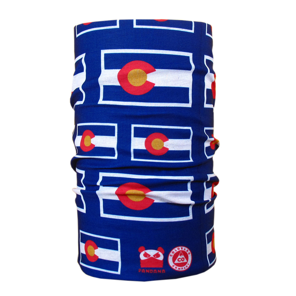 Colorado Flag Seamless Tube Bandana Face Mask